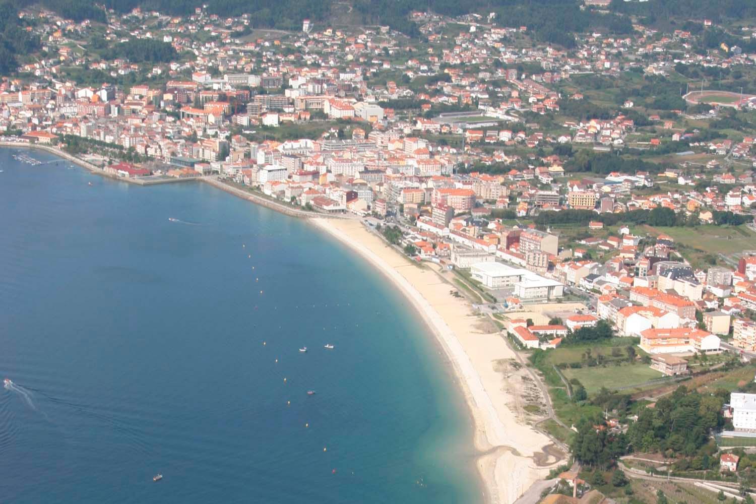 Pura Playa - Cangas Do Morrazo - Primera Linea De Playa - Rias Baixas - Galicia Bagian luar foto